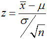 Central limit theorem