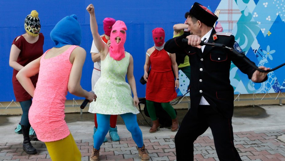 Pussy Riot Gets Whipped in Sochi