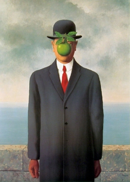 古典帽子哥：雷內·馬格利特 René Magritte 的《戴黑帽的男人》